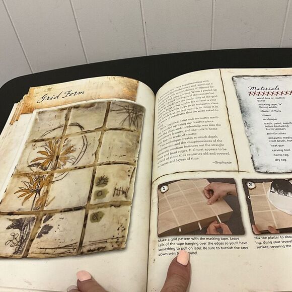 Plaster Studio Mixed Media Techniques Painting Casting and Sculpting Book - Picture 14 of 16